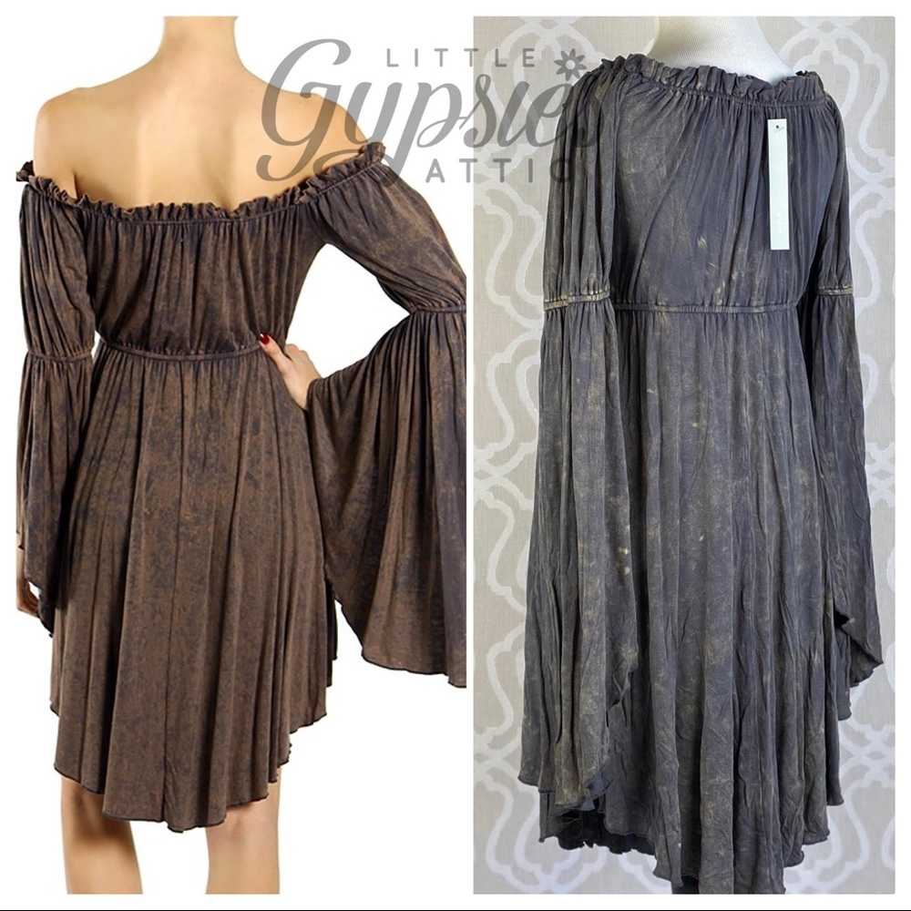 A'reve and' or Vogue Stone Washed Bleached Dress - Picture 3 of 13